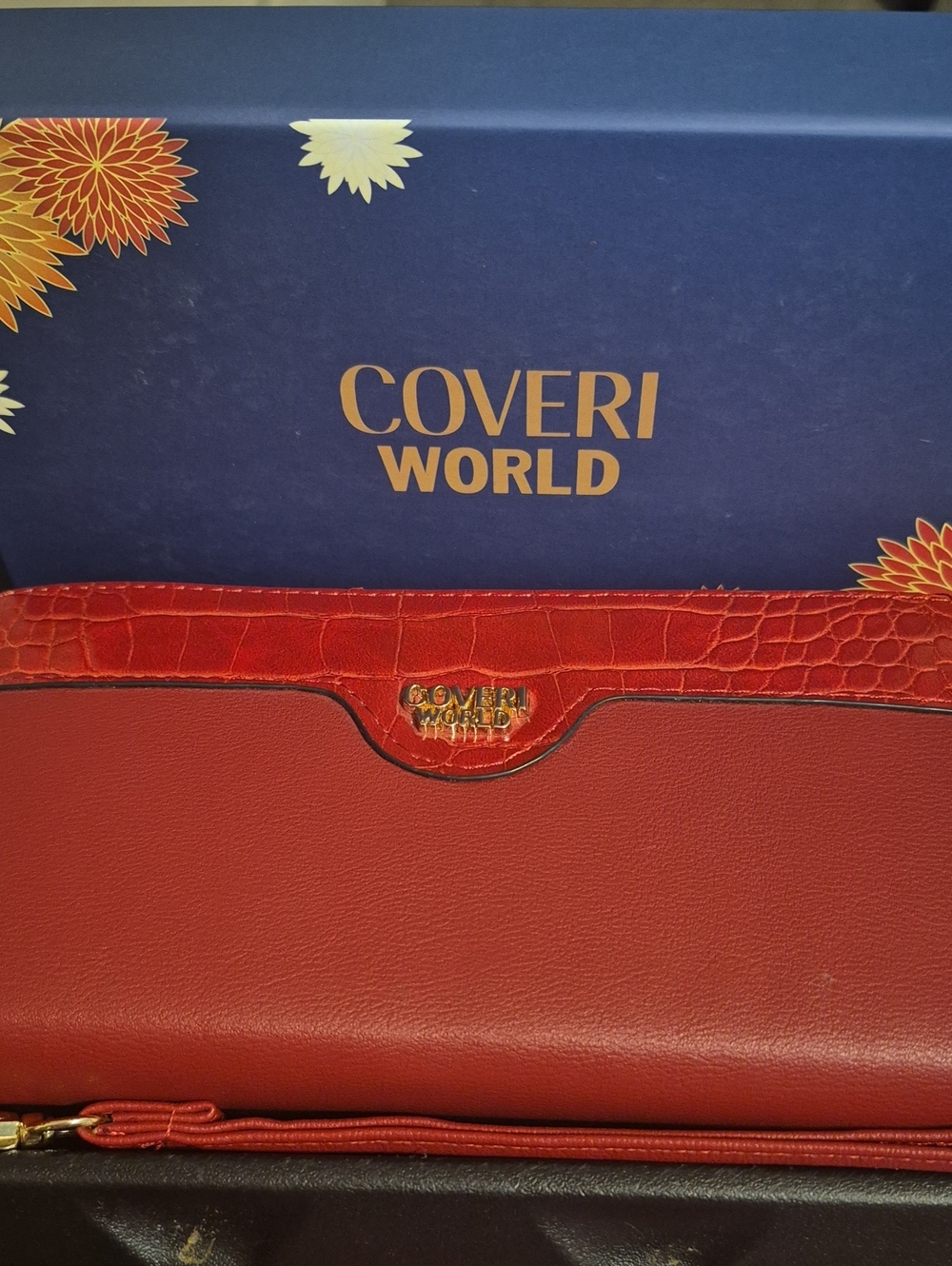 Red Women's Clutch Wallet